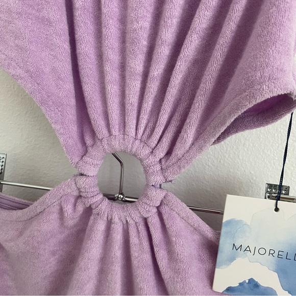 Majorelle lavender Terry cutout dress - Picture 4 of 6